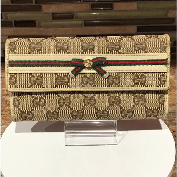 GUCCI Signature Canvas Prince Long Wallet 😍❤️ - Picture 17 of 17